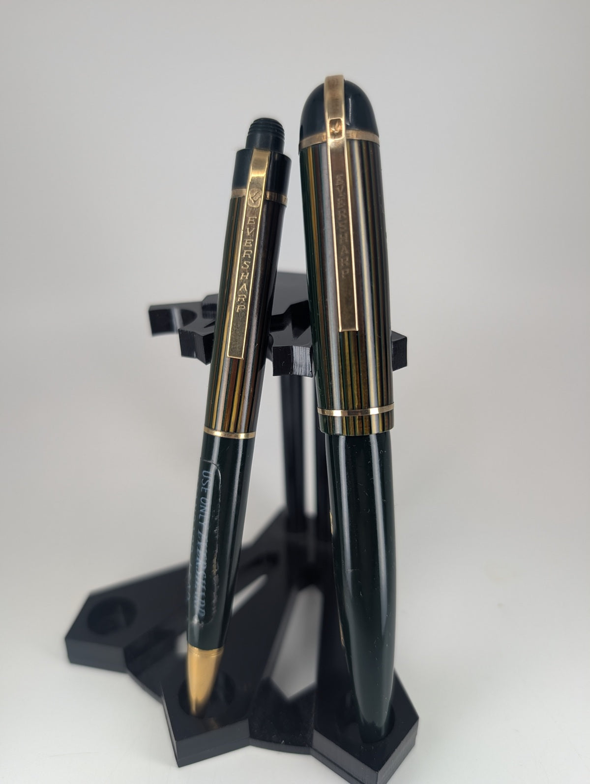 *Consignment* 1942 Wahl Eversharp Skyline Green Pen Set Fountain Pen 14k Gold Flex Nib / Mechanical Pencil