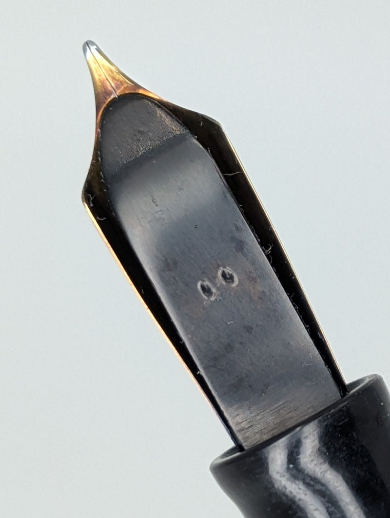 *Consignment* Waterman 100 Year Pen Black / Blue Fountain Pen Steel Fine Nib
