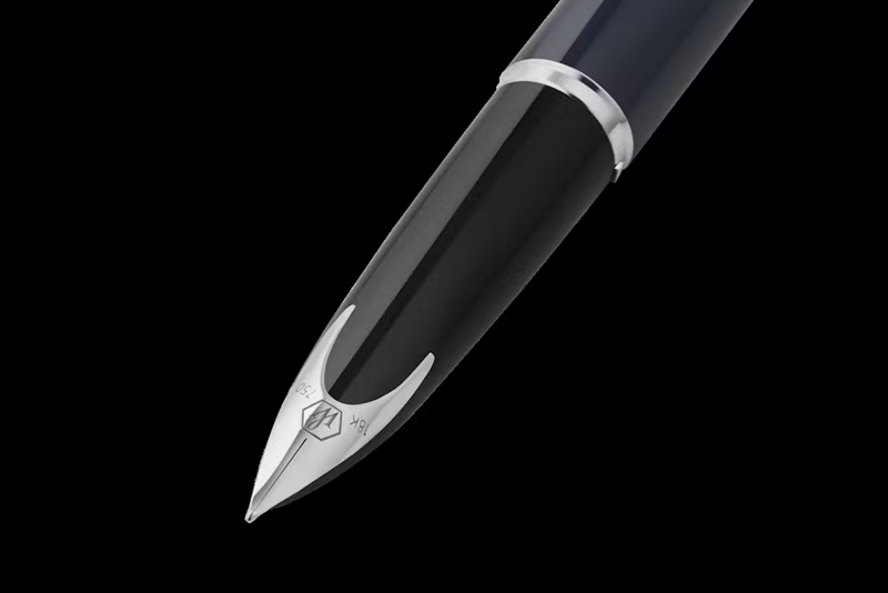 Waterman Carene Essence of Blue Fountain Pen 18k Gold Fine Nib