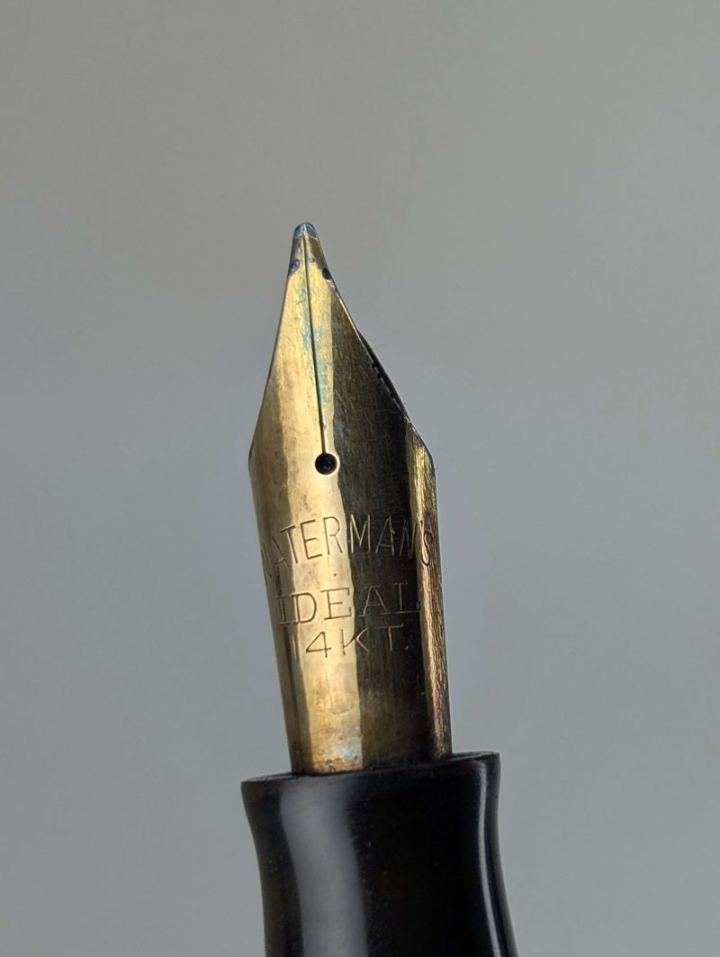 *Consignment* Waterman Commando Vintage 1940's Fountain Pen 14k Gold Medium Nib