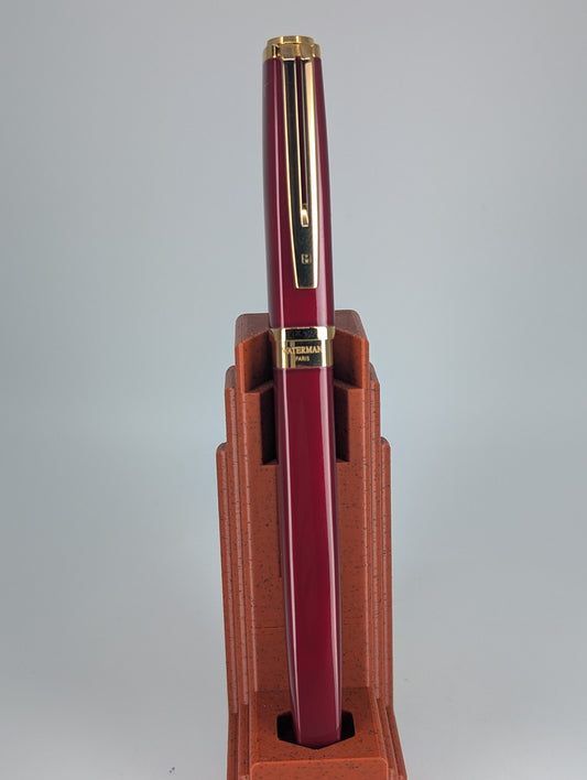 *Consignment* Waterman Exception Slim Red / Gold Rollerball Pen