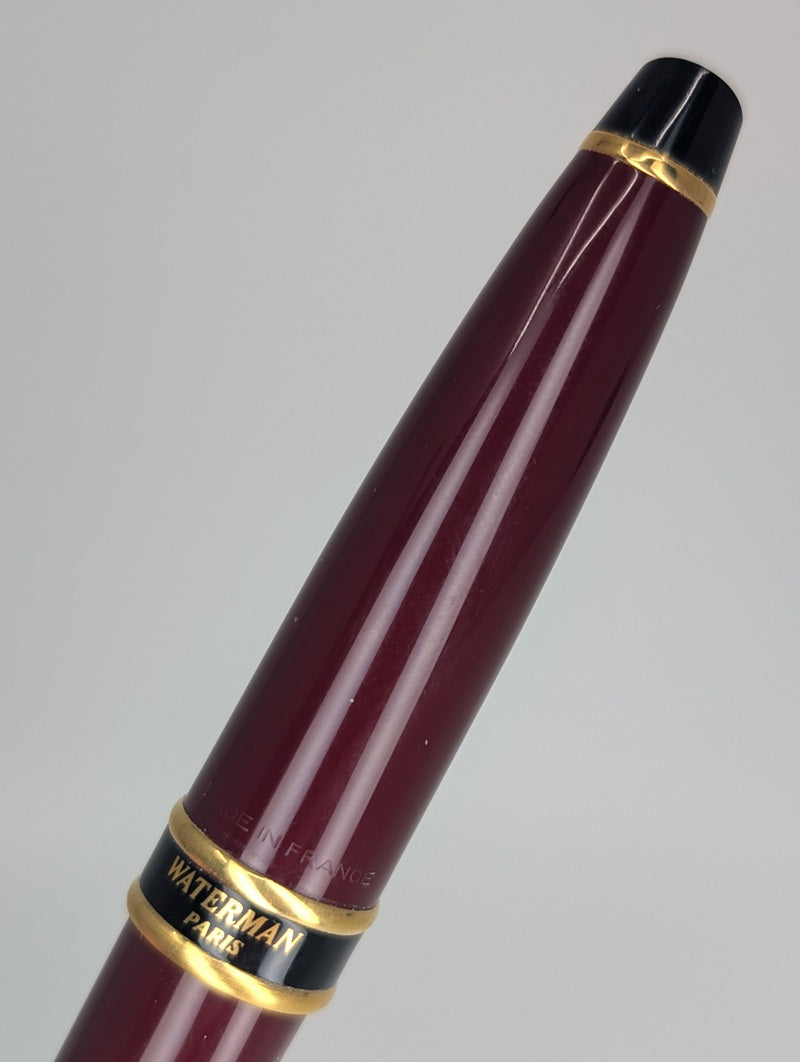 *Consignment* Waterman Expert Burgundy Fountain Pen Medium Nib