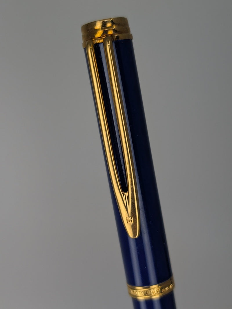 *Consignment* Waterman Gentleman Blue Lacquer Rollerball Pen