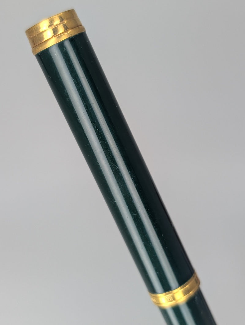 *Consignment* Waterman Ideal Green / Gold Fountain Pen 18k Gold Fine Nib
