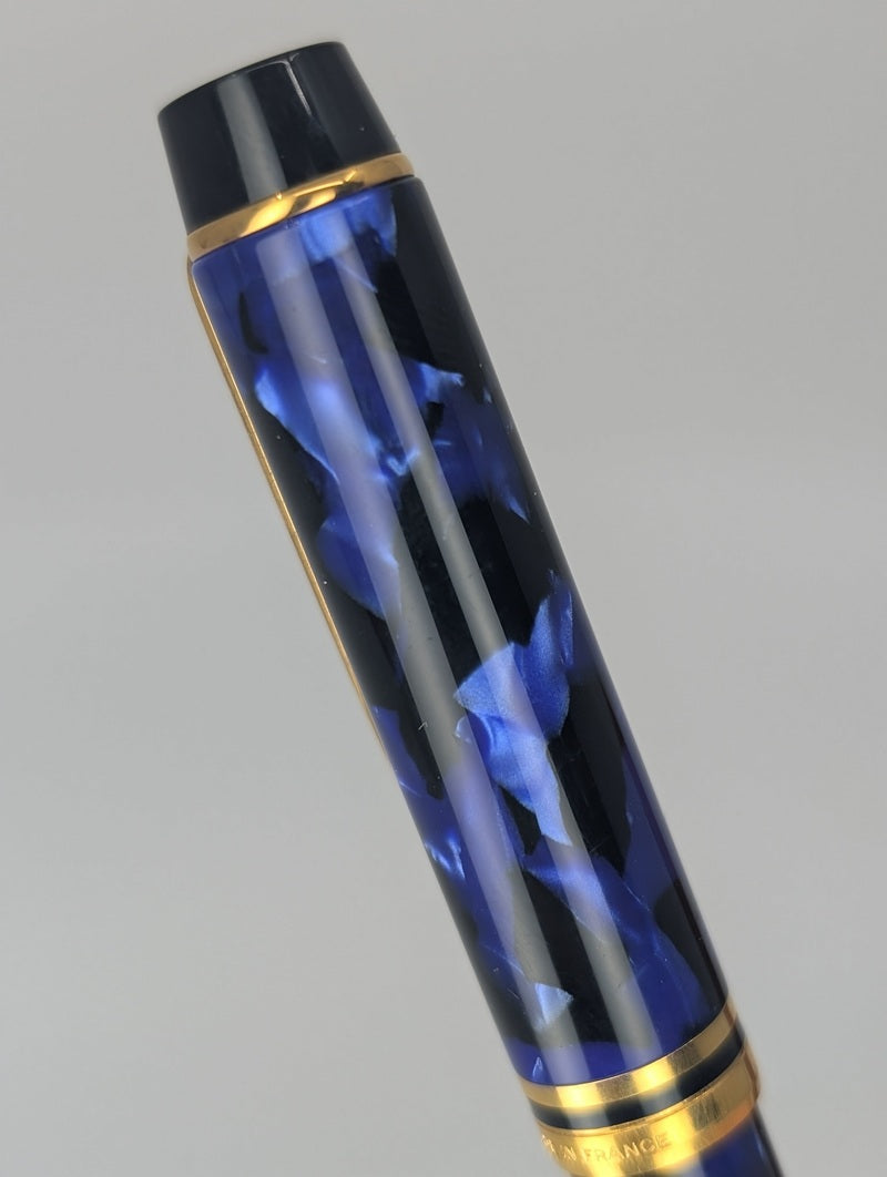 *Consignment* Waterman Le Man 200 Blue Marble Rollerball Pen