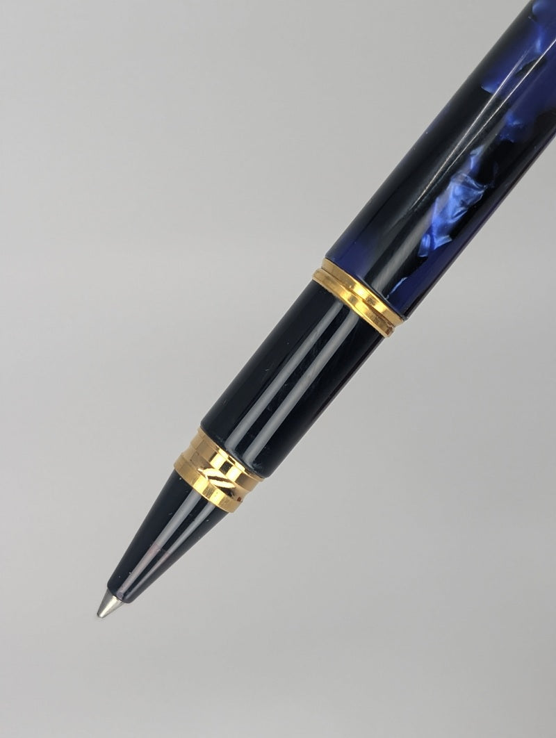 *Consignment* Waterman Le Man 200 Blue Marble Rollerball Pen