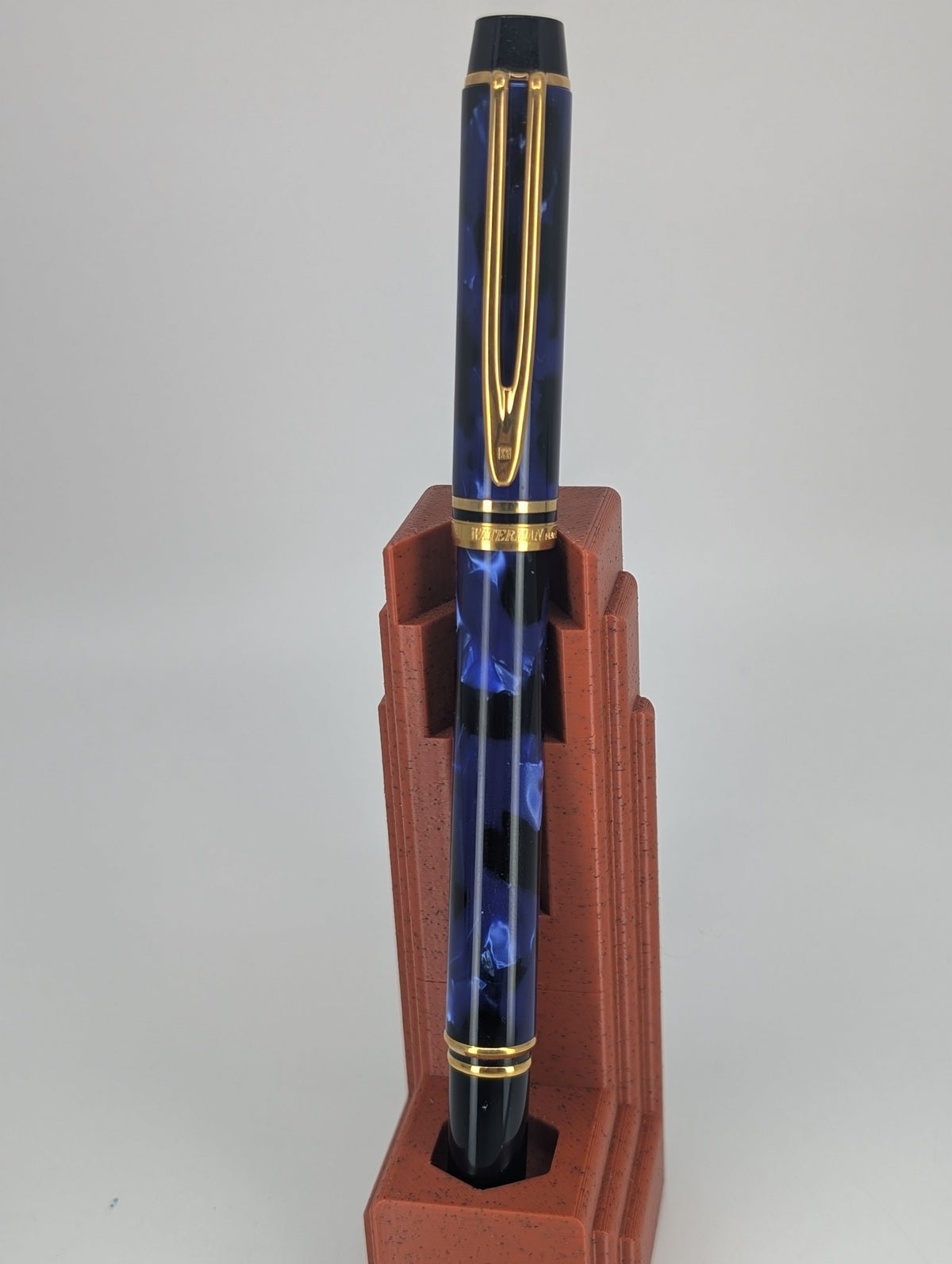 *Consignment* Waterman Le Man 200 Blue Marble Rollerball Pen