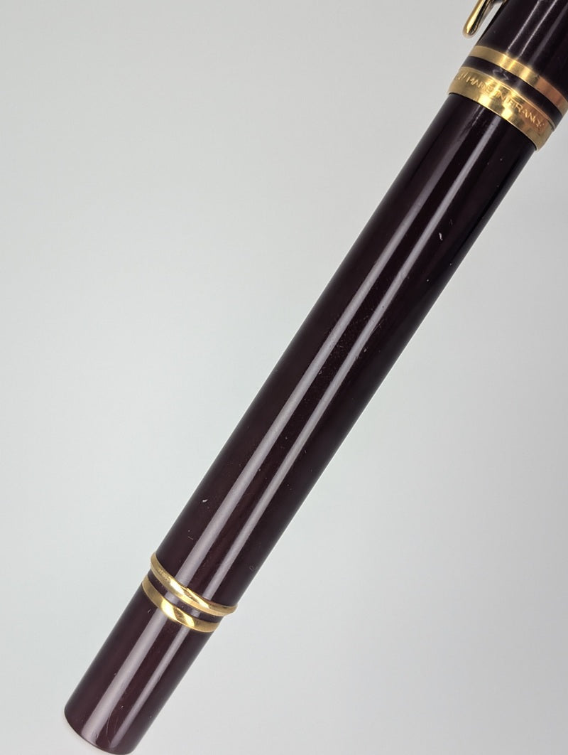 *Consignment* Waterman Le Man 200 Bordeaux Fountain Pen 18k Medium Nib