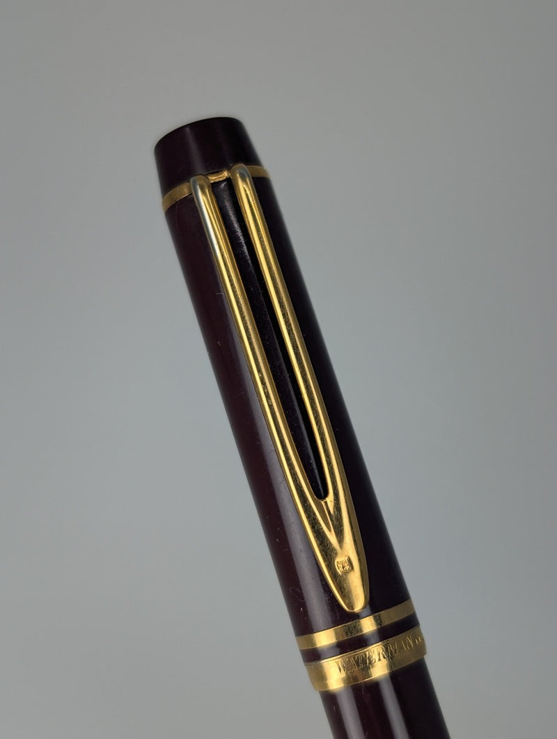*Consignment* Waterman Le Man 200 Bordeaux Fountain Pen 18k Medium Nib