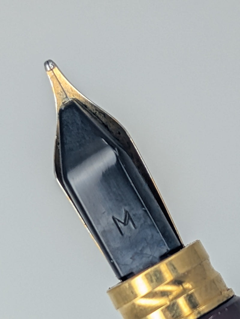 *Consignment* Waterman Le Man 200 Bordeaux Fountain Pen 18k Medium Nib