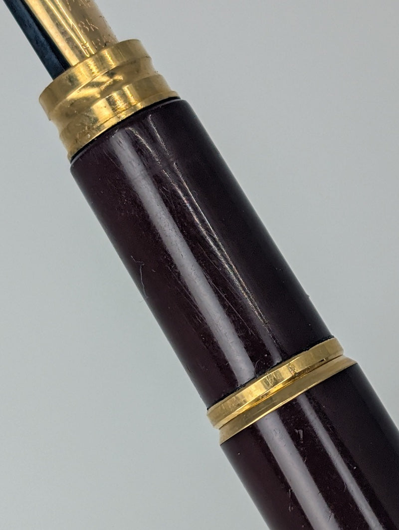*Consignment* Waterman Le Man 200 Bordeaux Fountain Pen 18k Medium Nib
