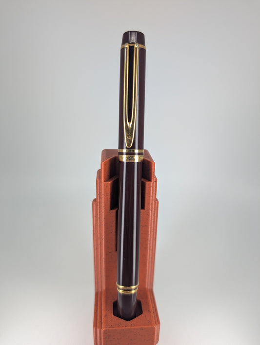 *Consignment* Waterman Le Man 200 Bordeaux Fountain Pen 18k Medium Nib