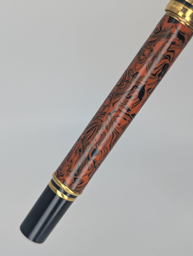 *Consignment* Waterman Le Man 200 Rhapsody Red / Black Mottled Rollerball Pen