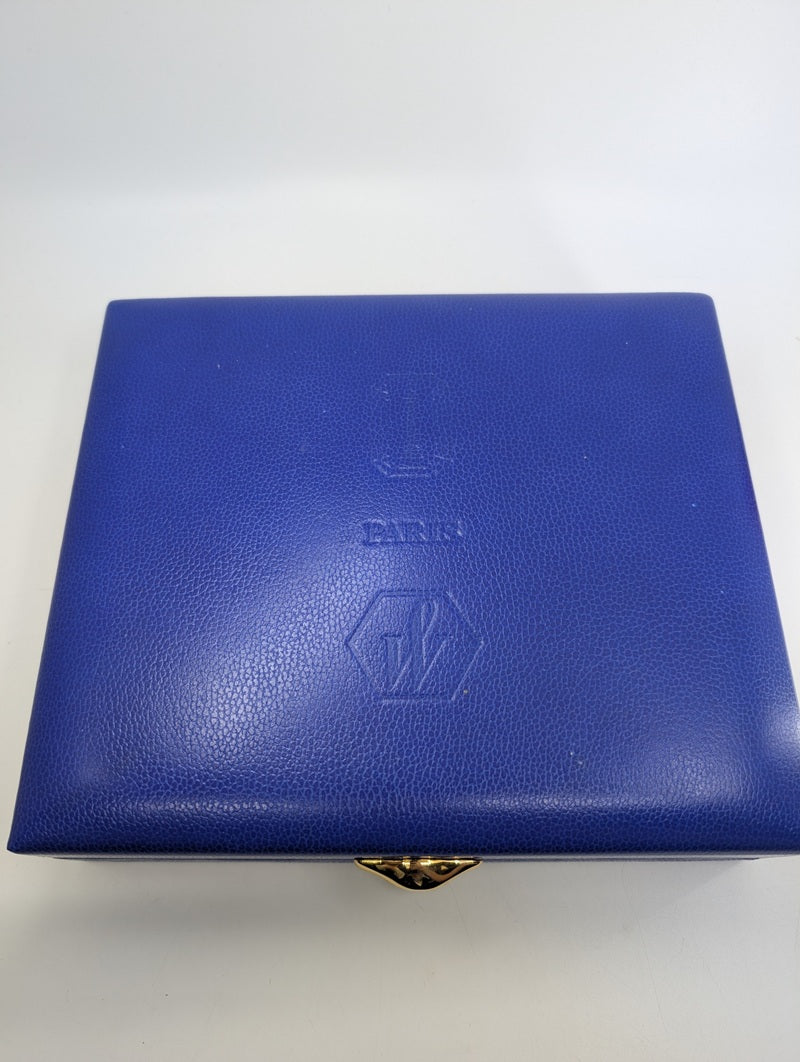 *Consignment* Waterman Paris Edson Boucheron Blue / Gold Fountain Pen 18k Medium Nib #1494 of 3741