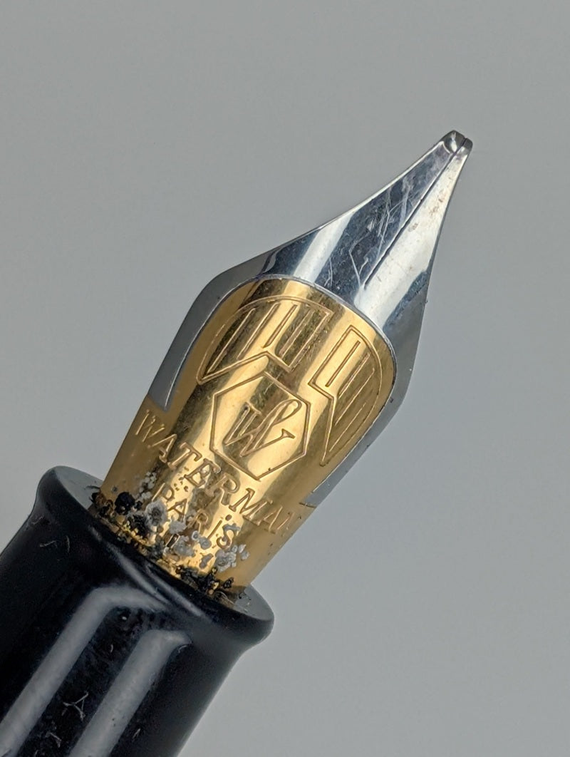 *Consignment* Waterman Phileas Green Swirl Rollerball / Fountain Pen (1.1) Set