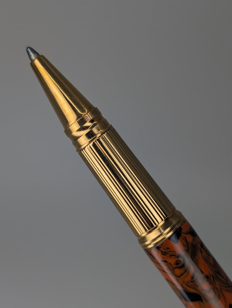 *Consignment* Waterman Rhapsody Le Man 200 Red Ripple Rollerball Pen