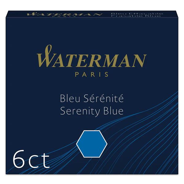 Waterman Mini Ink Cartridge 6ct
