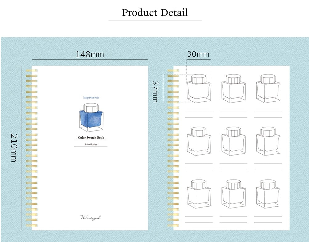 Wearingeul Ink Color Swatch Book