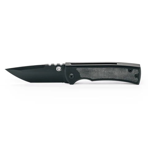 Chaves Knives Redencion Flipper Black Micarta Folding Knife
