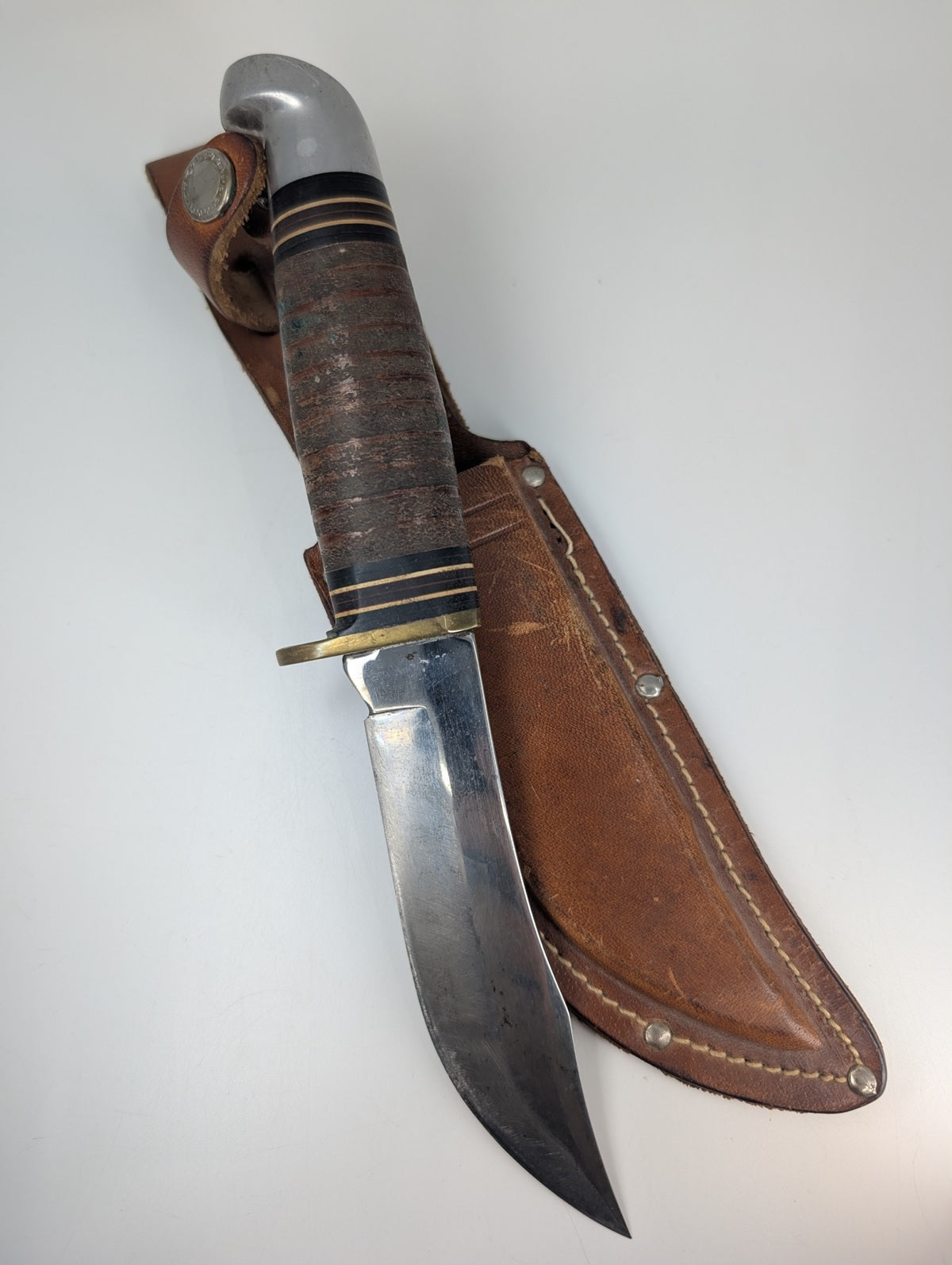 *Consignment* Vintage Western USA Fixed Blade Knife Unknown Maker