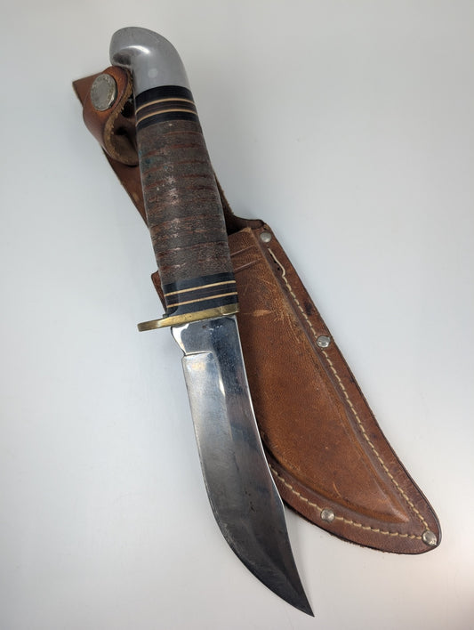 *Consignment* Vintage Western USA Fixed Blade Knife Unknown Maker