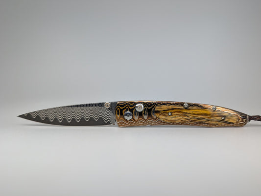 *Consignment* William Henry B10-1108 Woodside Buttonlock Folding Knife #44 of 50