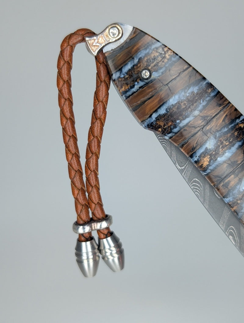 William Henry B10 Golden Mammoth Buttonlock Folding Knife