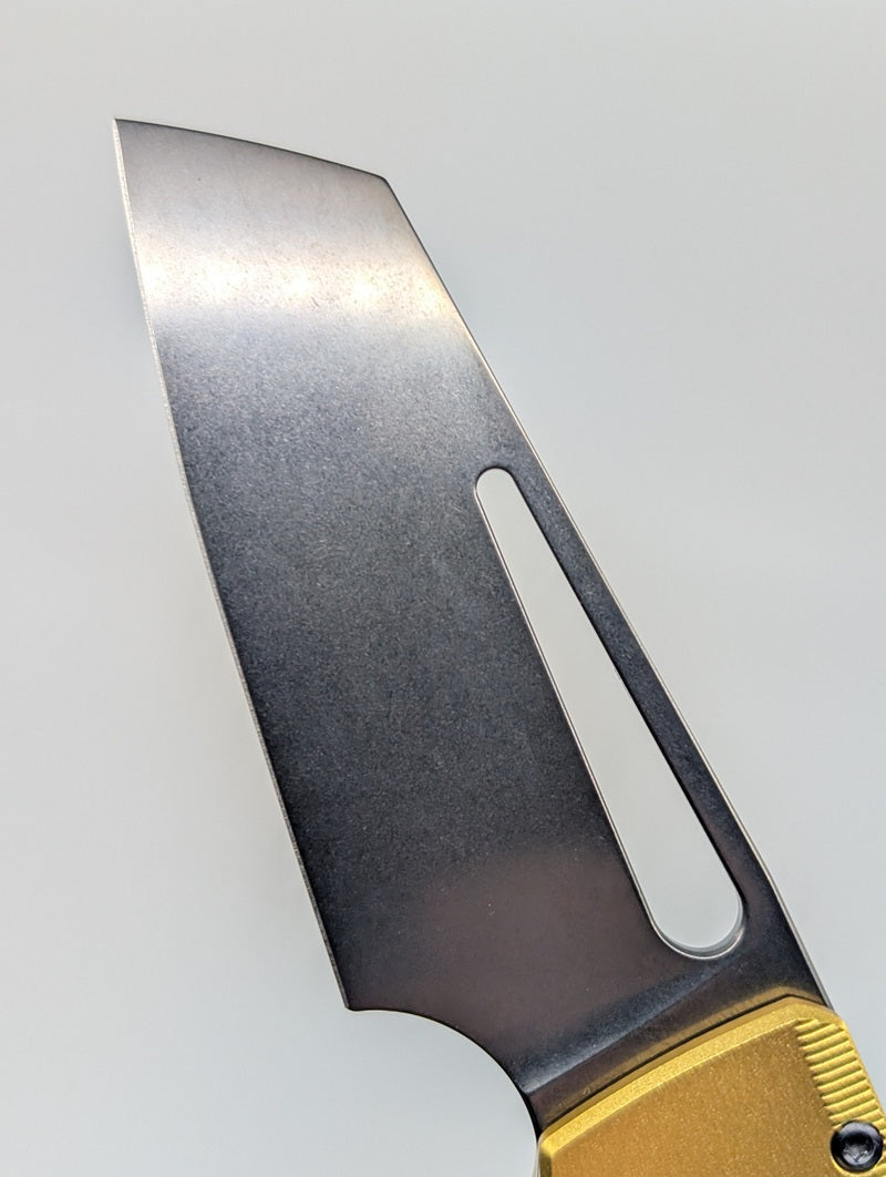 *Consignment* WinterBlade Co. Factor 8ight Gold DLC Magnacut Folding Knife