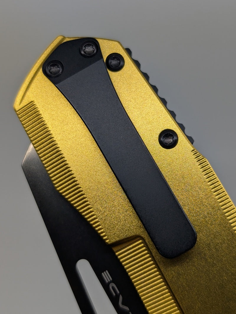 *Consignment* WinterBlade Co. Factor 8ight Gold DLC Magnacut Folding Knife