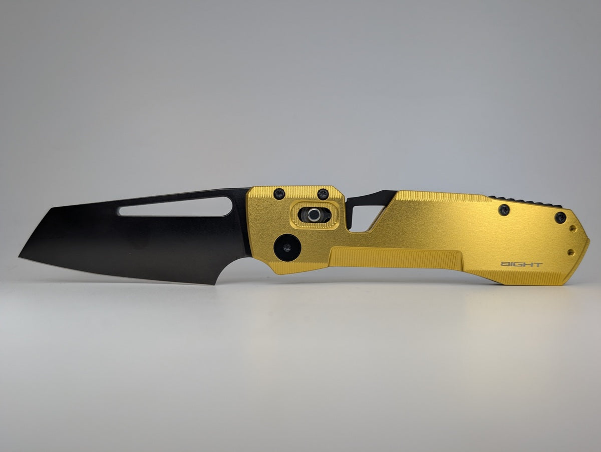 *Consignment* WinterBlade Co. Factor 8ight Gold DLC Magnacut Folding Knife