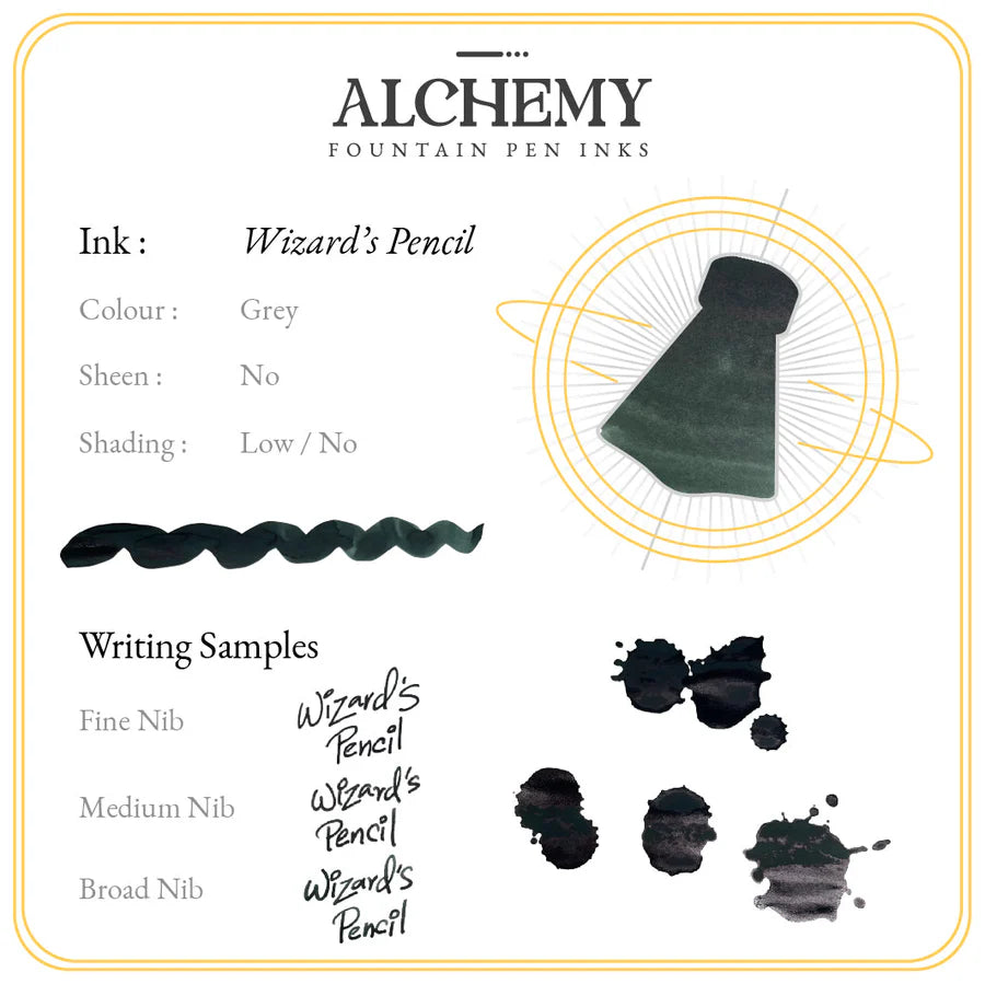 Endless Alchemy Wizard's Pencil Fountain Pen Ink in Rotating