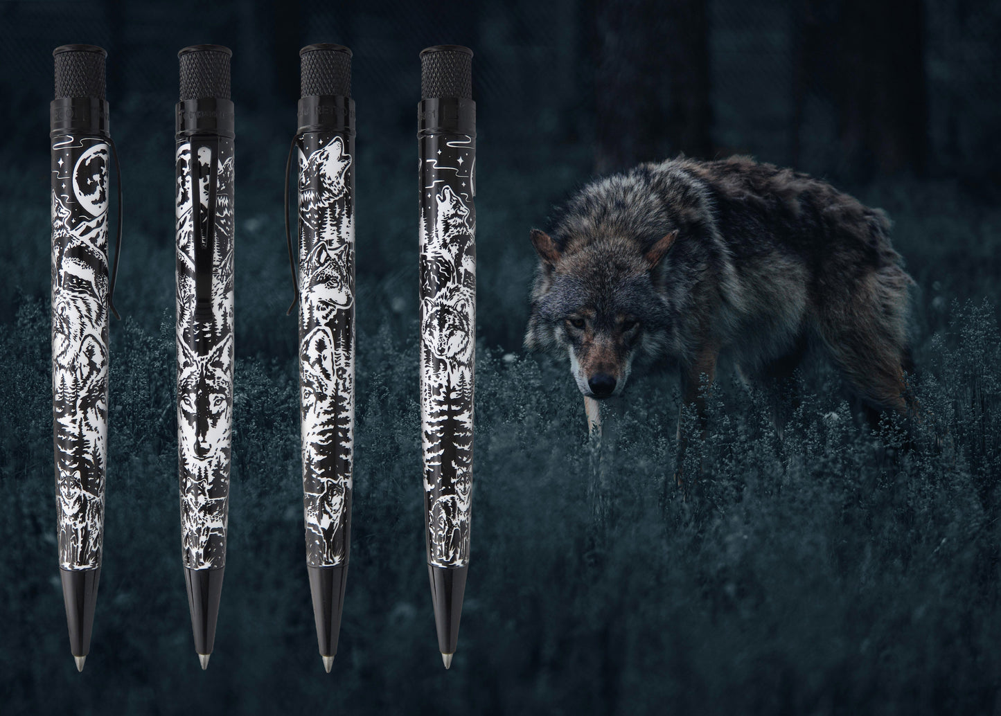 Retro 51 Tornado Wolf Rescue Ballpoint Pen