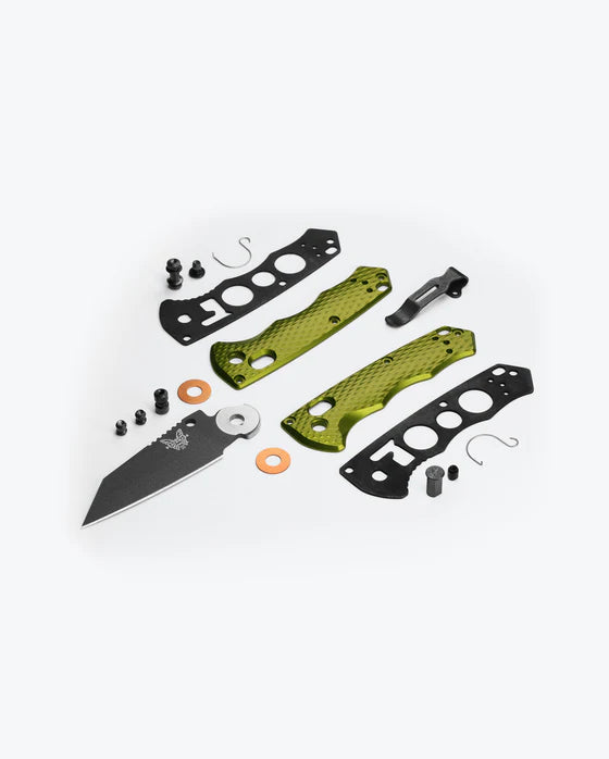 Benchmade Full Immunity Woodland Green Aluminum Folding Knife