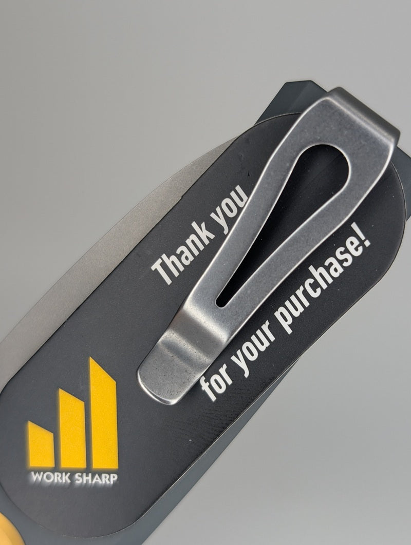 *Consignment* Work Sharp Gray Compact RMX Drop Point M390 Folding Knife