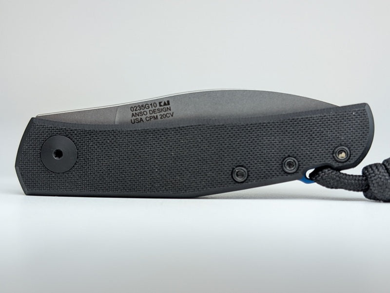 *Consignment* Zero Tolerance Anso Black G-19 Slip Joint Pocket Knife