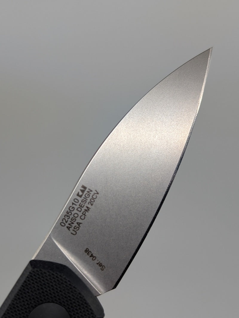 *Consignment* Zero Tolerance Anso Black G-19 Slip Joint Pocket Knife