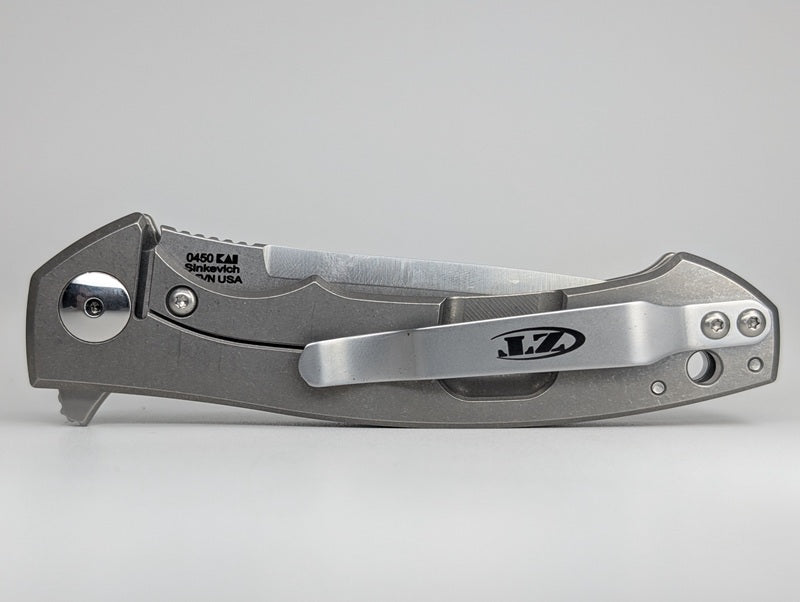 *Consignment* Zero Tolerance Sinkevich Titanium Framelock Folding Knife