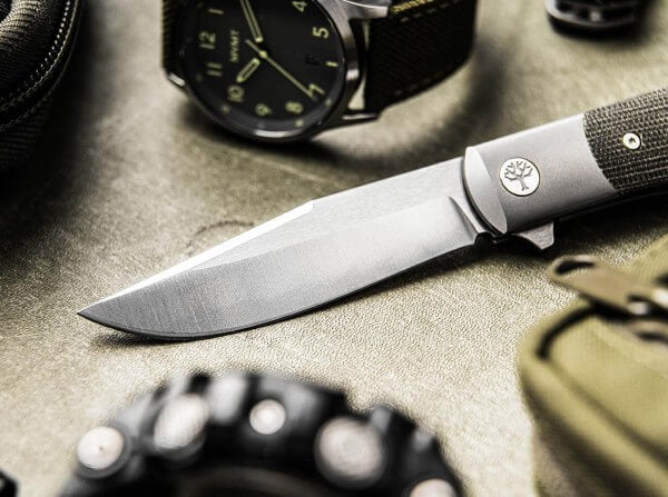 Boker Plus TRPPR Micarta Framelock Folding Knife