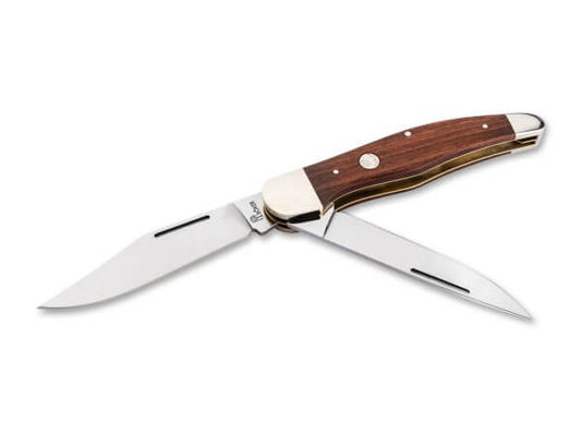 Boker Tree Brand 1095 Folding Hunter Rosewood Pocket Knife
