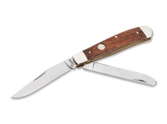 Boker Tree Brand TS 2.0 1095 Trapper Rosewood Pocket Knife