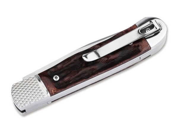 Boker Plus Hidden Release Trapper Appaloosa Bone Auto Folding Knife