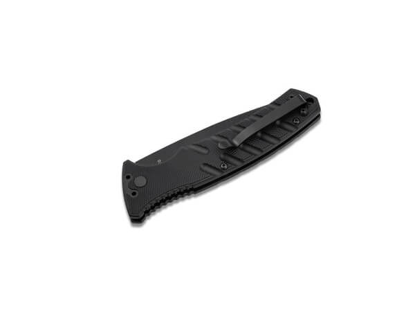Boker Plus Large Strike Black Grivory D2 Auto Folding Knife