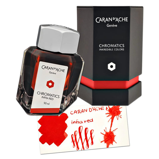 Caran d'Ache Infra Red Chromatics Bottled Ink 50mL