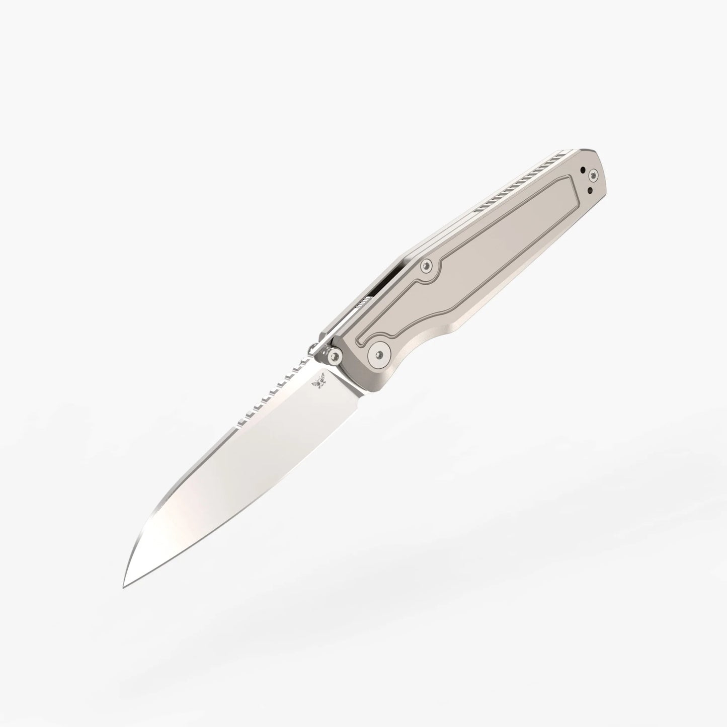 Flytanium Concourse EDC Titanium Framelock Front Flipper