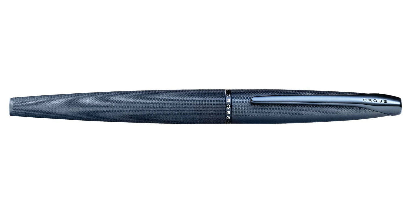 ATX® Sandblasted Dark Blue Rollerball Pen