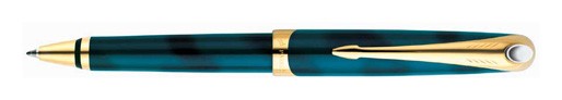 Parker Ellipse Blue Lacquer Ballpoint Pen