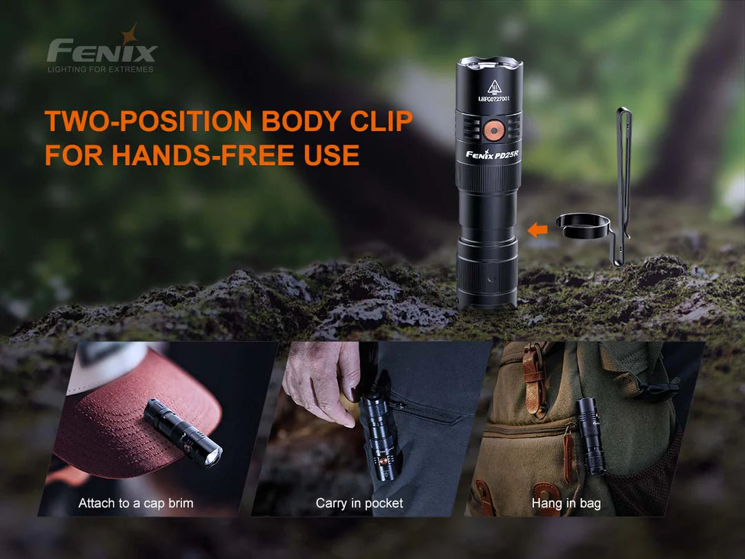 Fenix Lighting PD25R Portable Rechargeable Flashlight