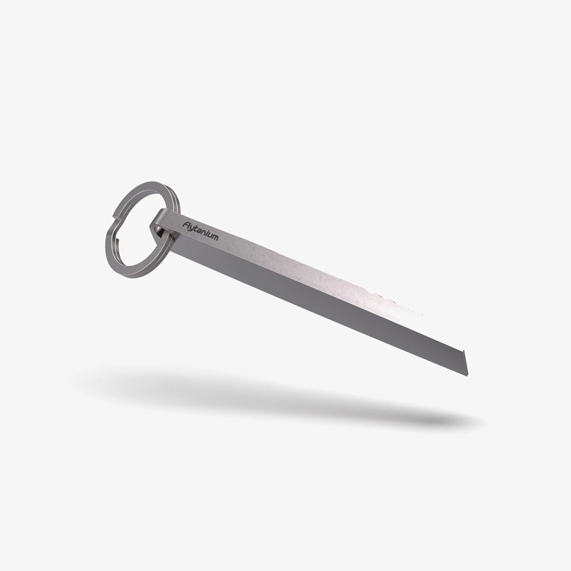 Flytanium "Flybar" Keychain Prybar Titanium