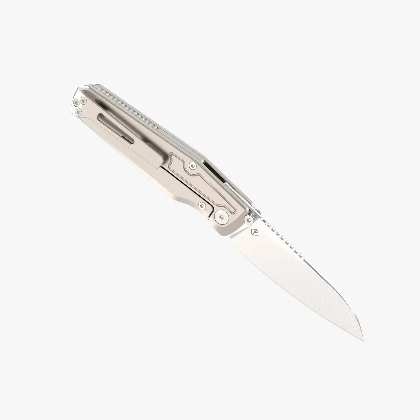 Flytanium Concourse EDC Titanium Framelock Front Flipper
