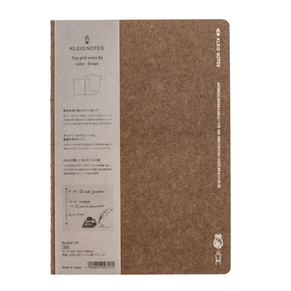 Kleid Tiny Grid Notes B6